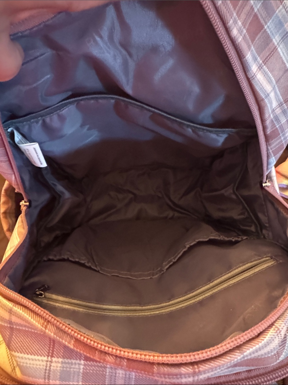 Rwalino Pink Plaid Diaper Bag - Picture 6 of 7